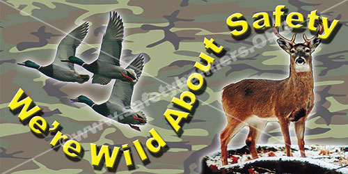 Wild about safety, banners and posters item #1142