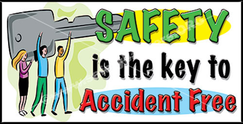 Safety is the Key #1114 safety banner