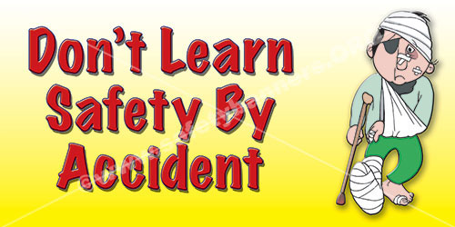 Learn Safety workplace safety banner - 1257