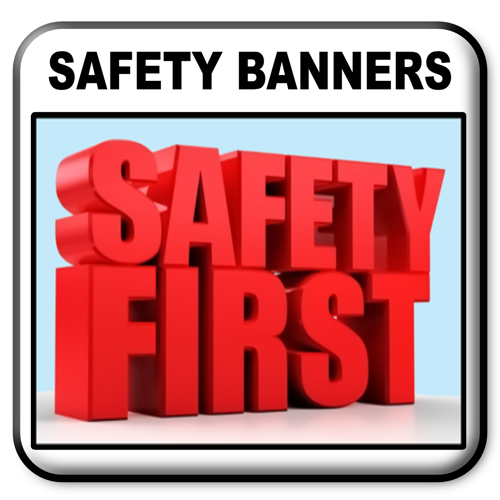 safety first banner