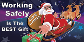 Christmas and Holiday safety banner