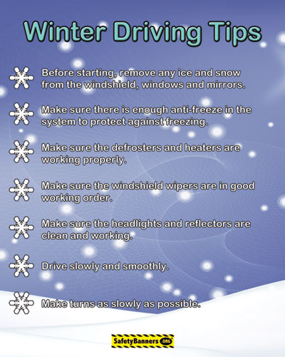 Winter Driving Tips A