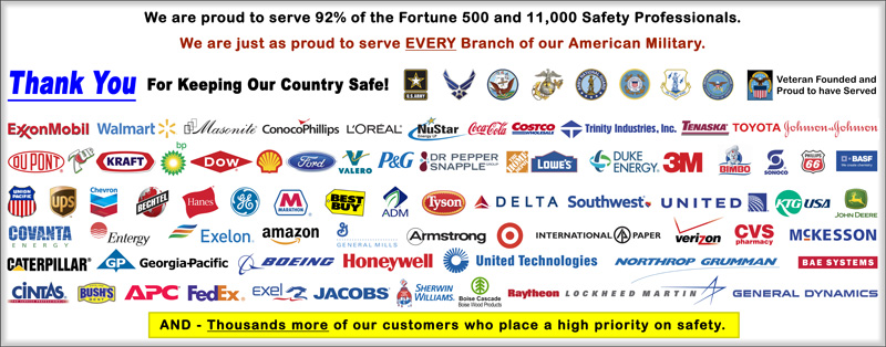 92% of Fortune 500 Companies use Safety Banners.Org