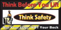safety banners product number 1066