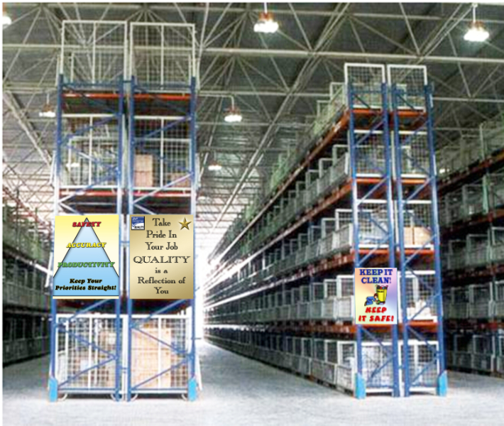 Rack Banner TALL Pallet Racks