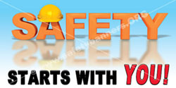 1343 safety banners images for facility safety