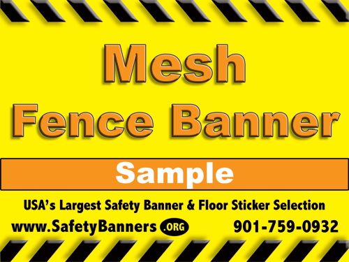 Mesh Fence Banner Sample 4p 2018