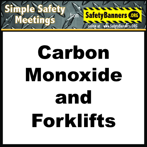 Carbon Monoxide and Forklifts button