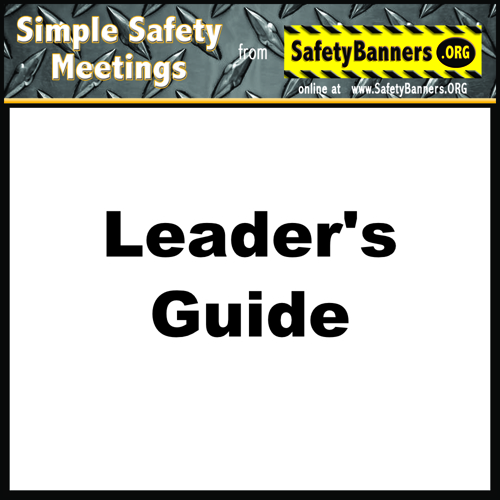 Simple Safety Meetings leaders Guide