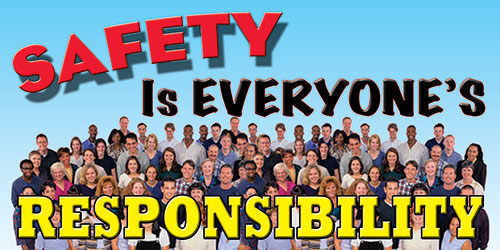 Safety Is The Responsibility of Everyone safety banner item 11663