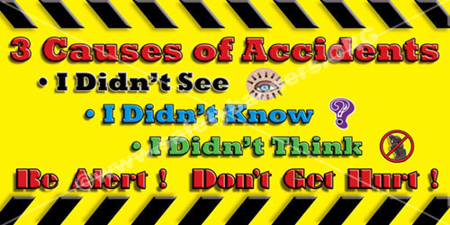 3 causes of accidents workplace safety banner