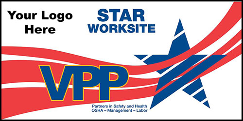 VPP star site safety banners 5003