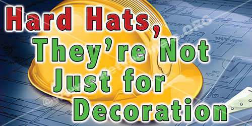 PPE, Personal Protection Equipment, safety banner 1247