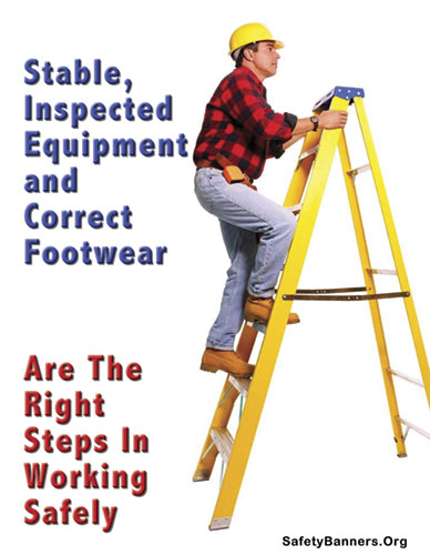 Ladder Safety Stable Equipment safety banners