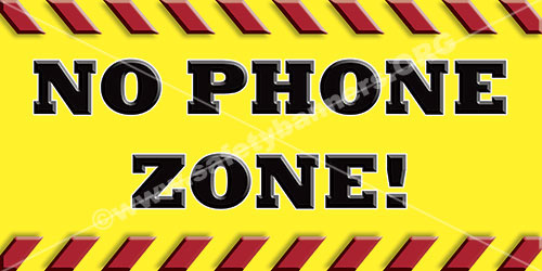 Safety Banners for Safe Cell Phone Use 2 phone, cell, driving, distracted safety banners images