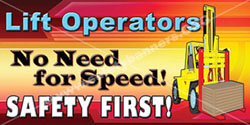 Safety Banners Images 12 1051 forklift safety banners image
