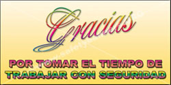 Safety Banners Images 39 2018 safety banners images in Spanish