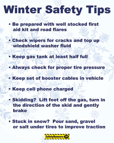 Winter Driving Tips B