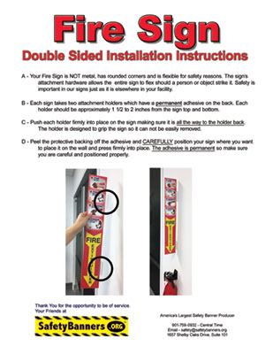 Economy Floor Sticker Instructions