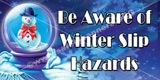 winter slips and falls hazard #1089 safety banner