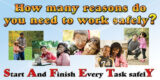 How Many Reasons Do You Need to Work Safely?
